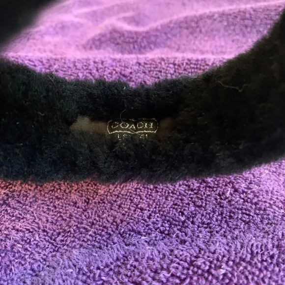 Coach Logo Black/Gray Ear Muffs - Picture 4 of 4